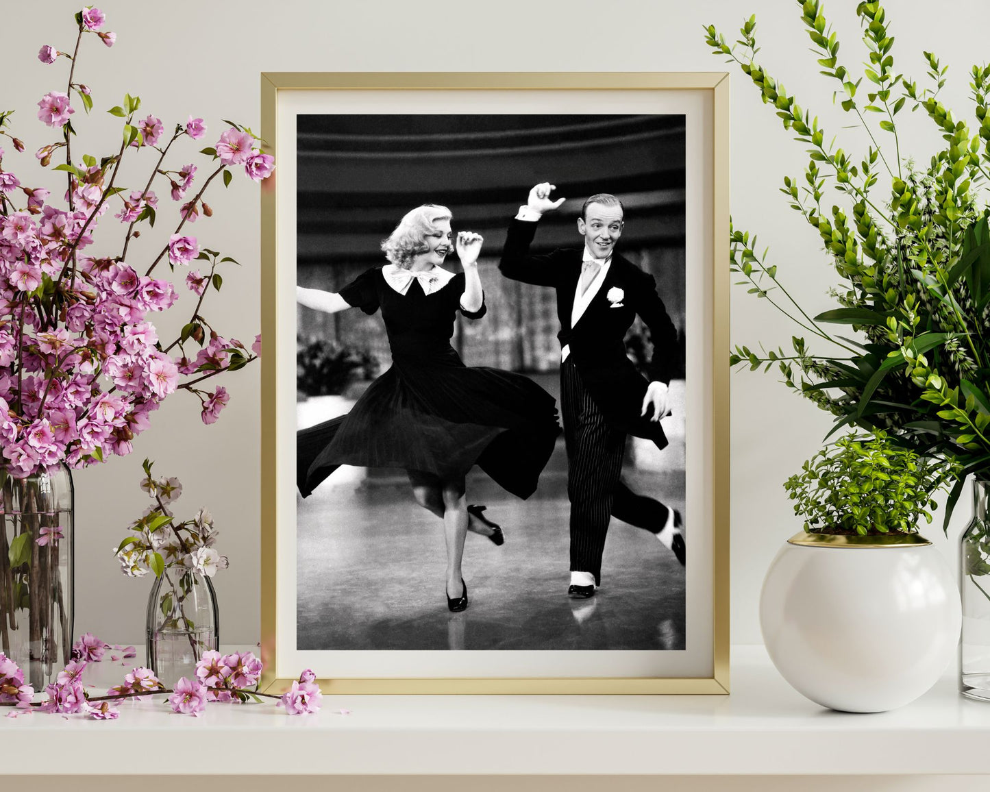 Fred Astaire and Ginger Rogers in "Swing Time"