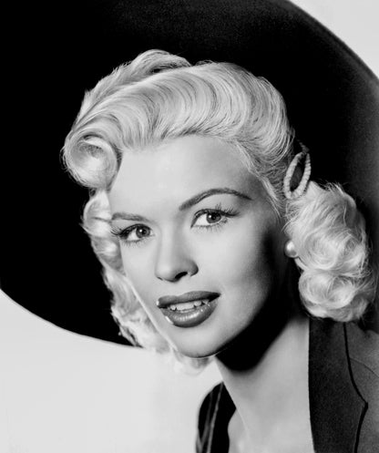 Jayne Mansfield Smiling in Hat