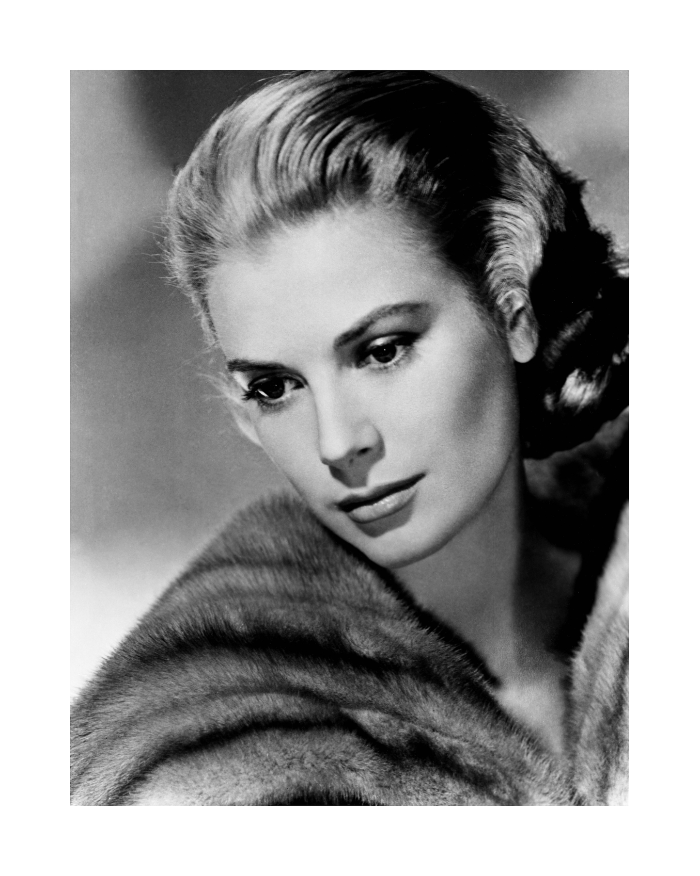 Grace Kelly in Fur Stole