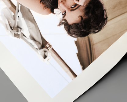 Elizabeth Taylor on the Set of "Giant"