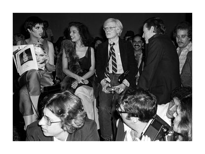 Liza Minnelli Speaking to Group at Studio 54