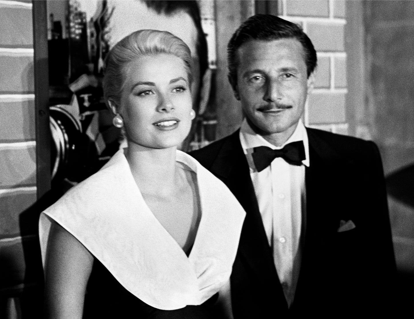 Grace Kelly and Oleg Cassini at the Premiere of Rear Window