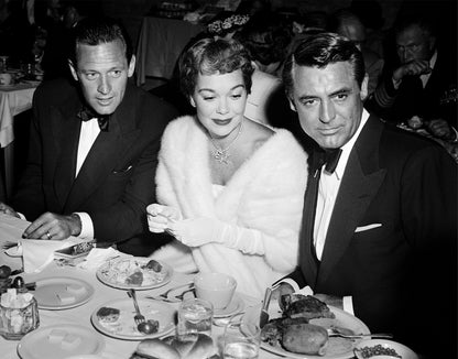 Cary Grant, Jane Wyman, and William Holden