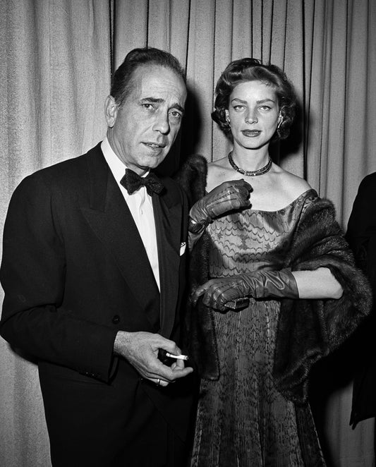 Humphrey Bogart and Lauren Bacall at Oscars