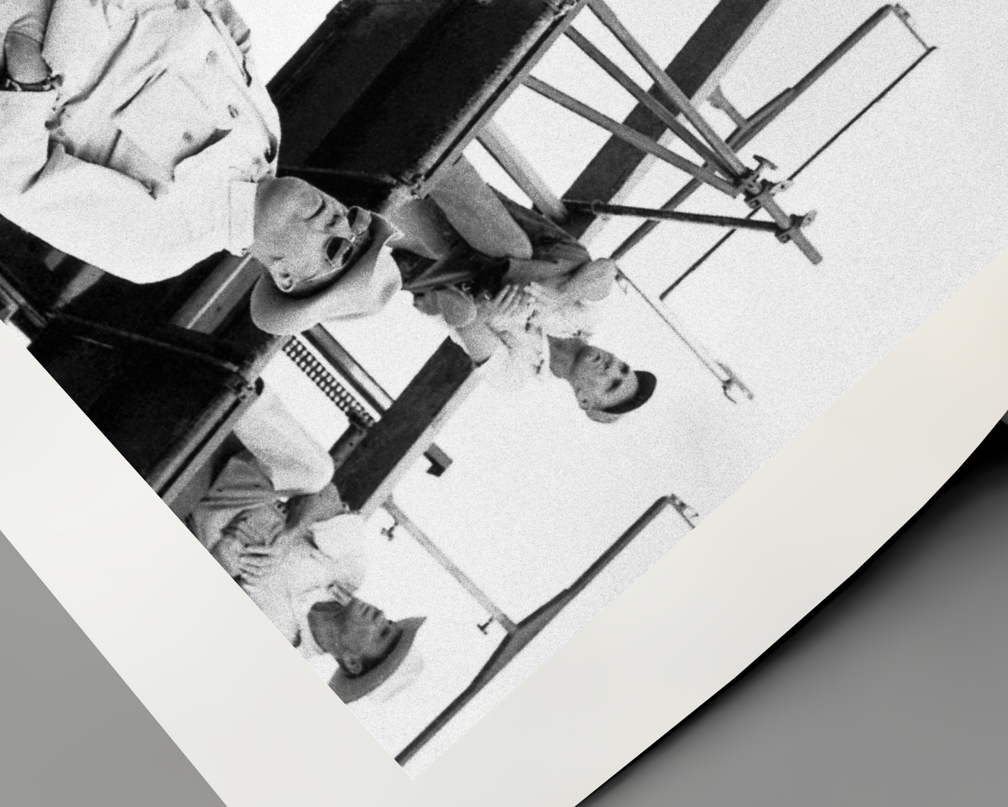 Elizabeth Taylor, Rock Hudson, and George Stevens on the Set of Giant