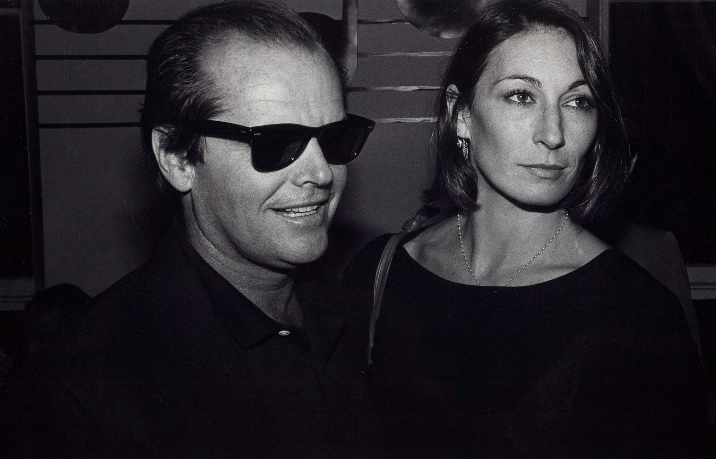Candid Jack Nicholson and Anjelica Houston