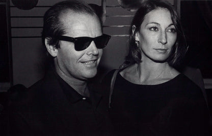 Candid Jack Nicholson and Anjelica Houston