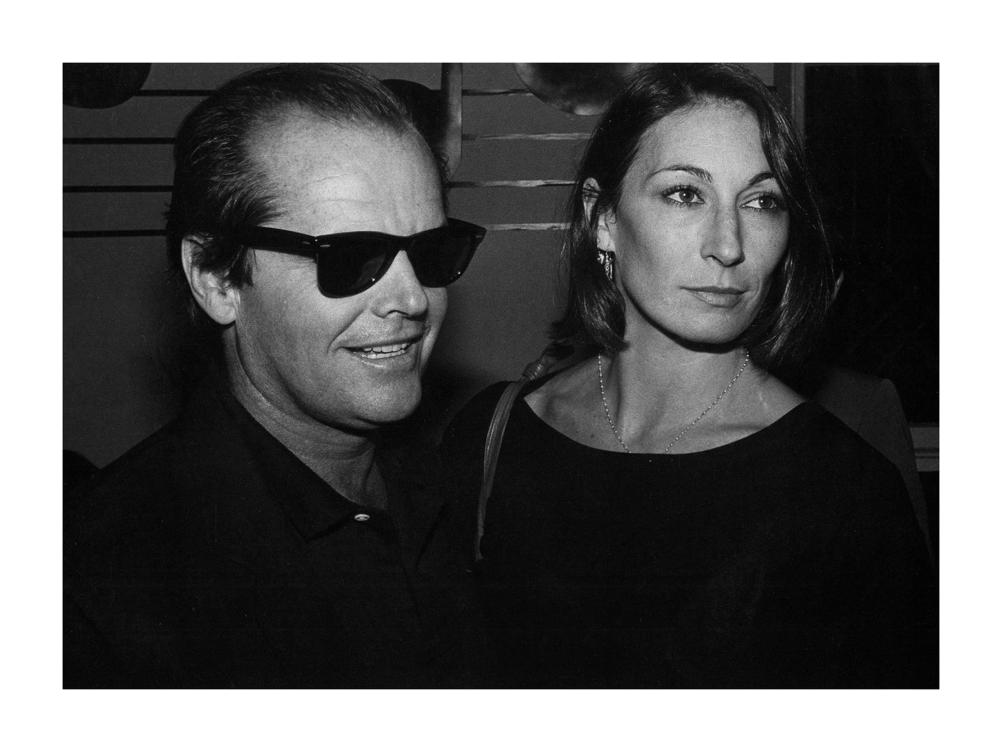 Candid Jack Nicholson and Anjelica Houston