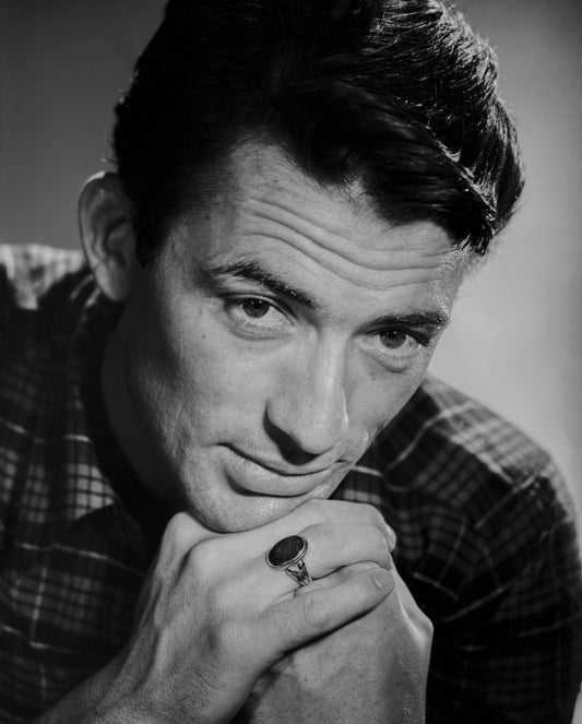 Gregory Peck Closeup Portrait