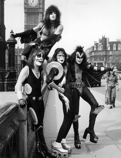 KISS on a Street in London, England