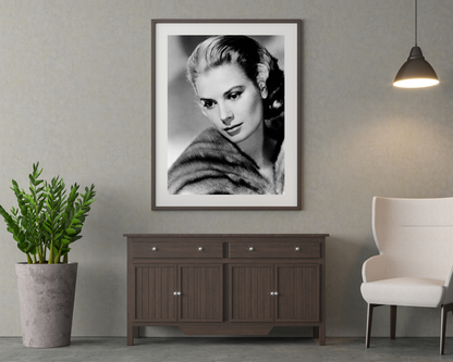Grace Kelly in Fur Stole