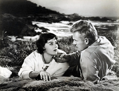 Natalie Wood and Tab Hunter in The Girl He Left Behind