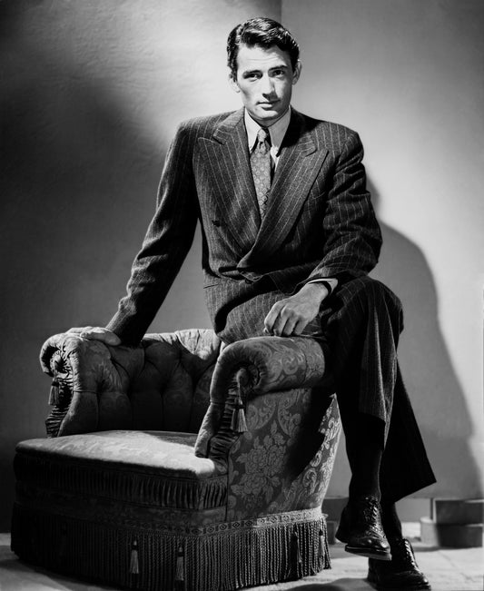 Gregory Peck Posed in the Studio