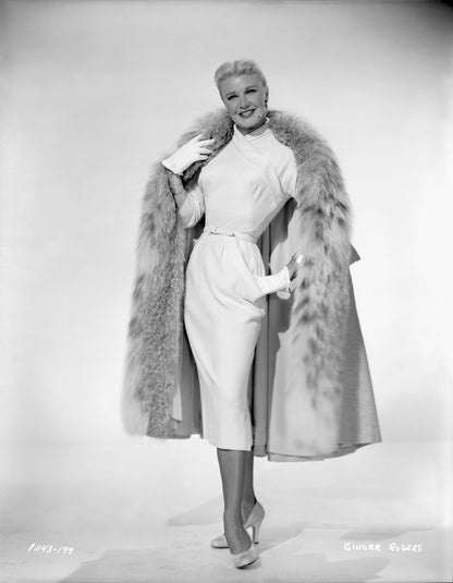 Ginger Rogers in Fur Coat