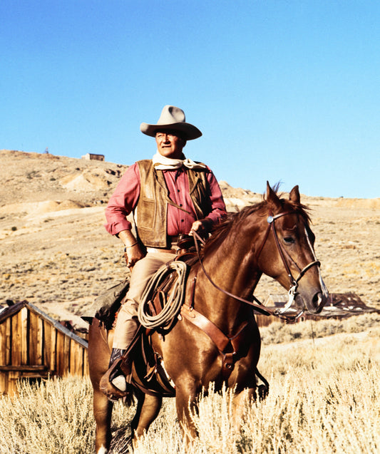 John Wayne à cheval