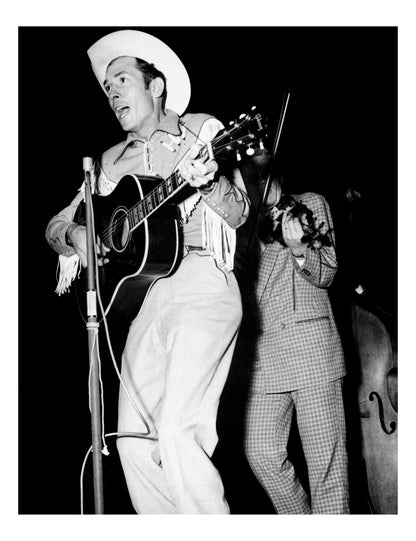 Johnny Cash spielt Mundharmonika