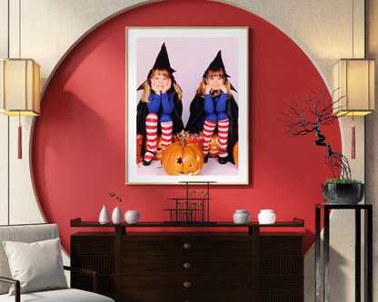 Full House Halloween Theme Portrait