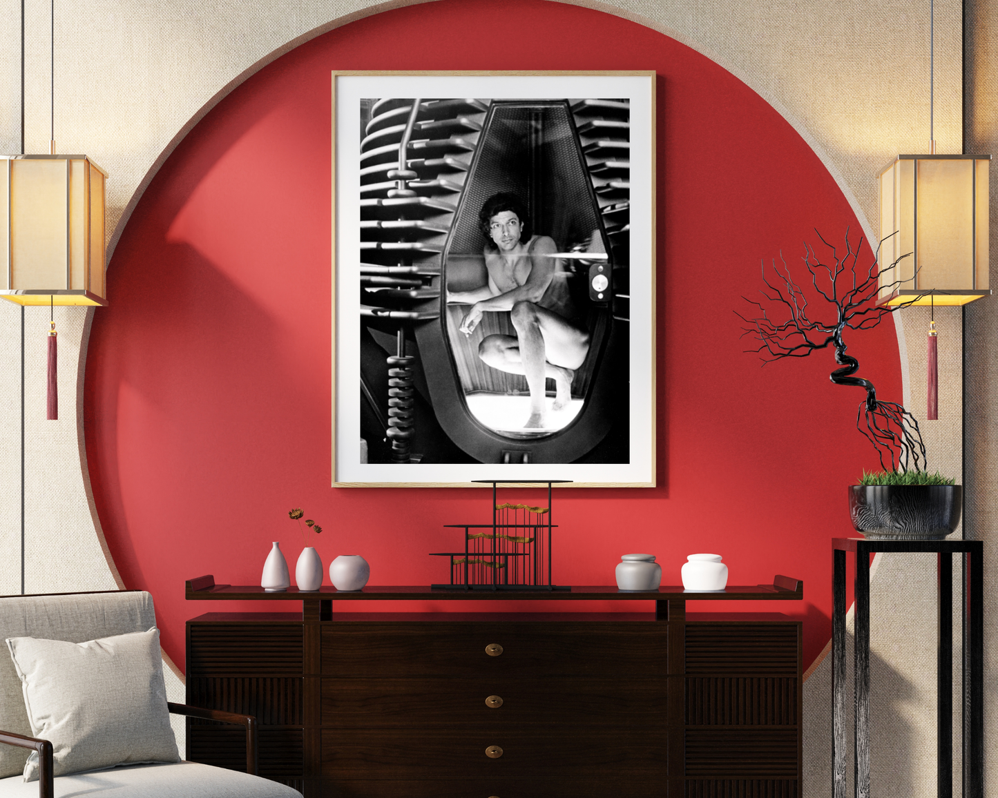 Johnny Cash joue de l'harmonica