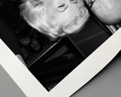 Marilyn Monroe Smiling with Microphone