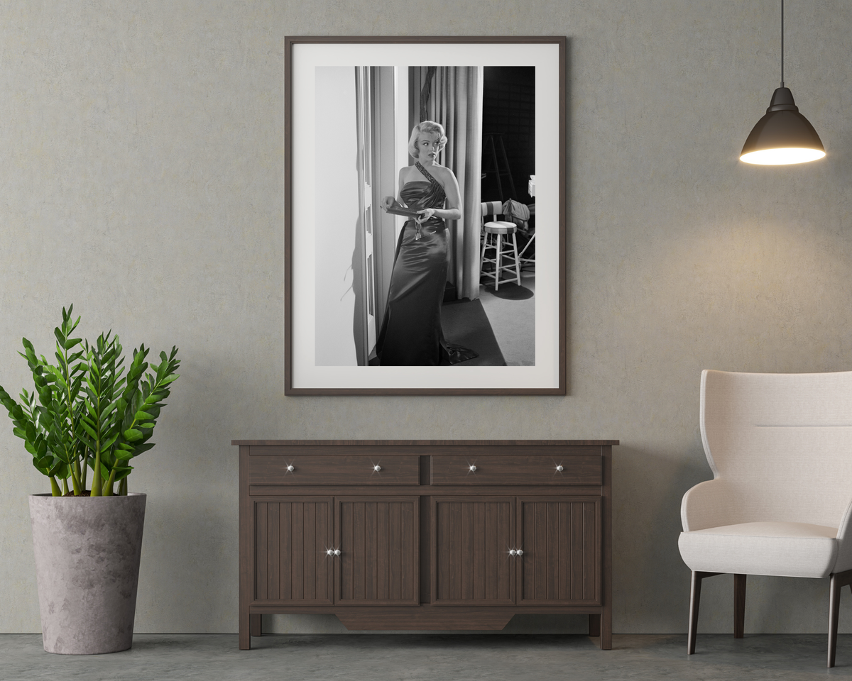 Marilyn Monroe am Set von „Wie angelt man sich einen Millionär?“
