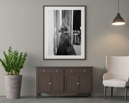 Marilyn Monroe am Set von „Wie angelt man sich einen Millionär?“
