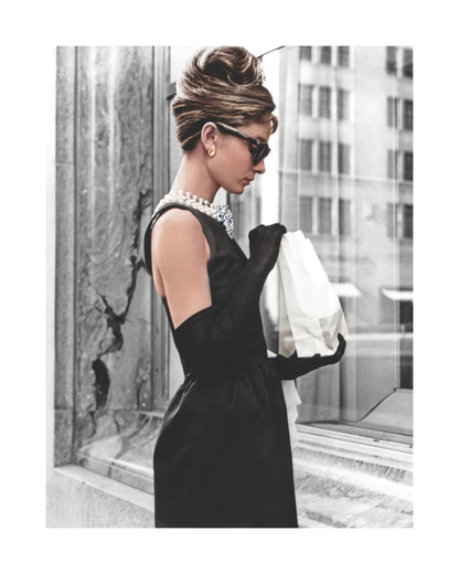 Audrey Hepburn Breakfast at Tiffany's Iconic Shot