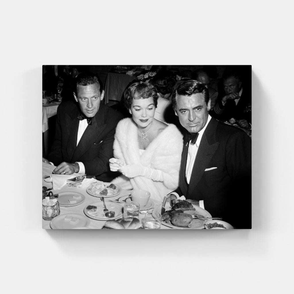 Cary Grant, Jane Wyman, and William Holden