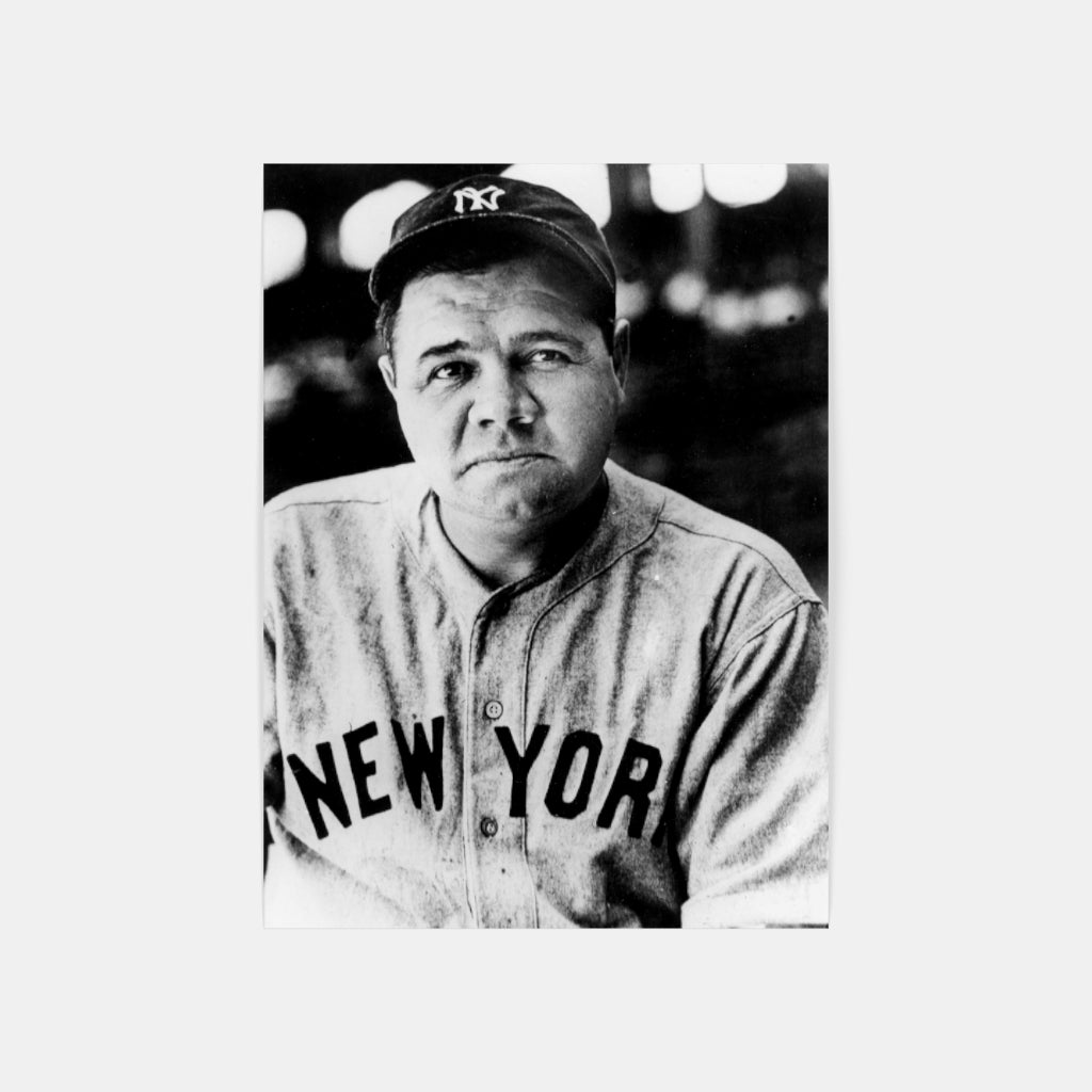 Babe Ruth in Uniform