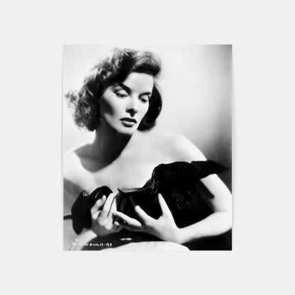 Katharine Hepburn in Black Dress