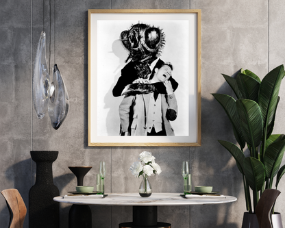 Johnny Cash joue de l'harmonica