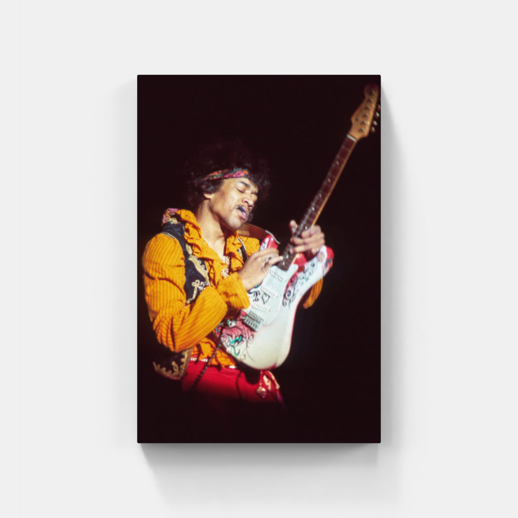 Jimi Hendrix Performing on Stage at Monterey Pop Festival