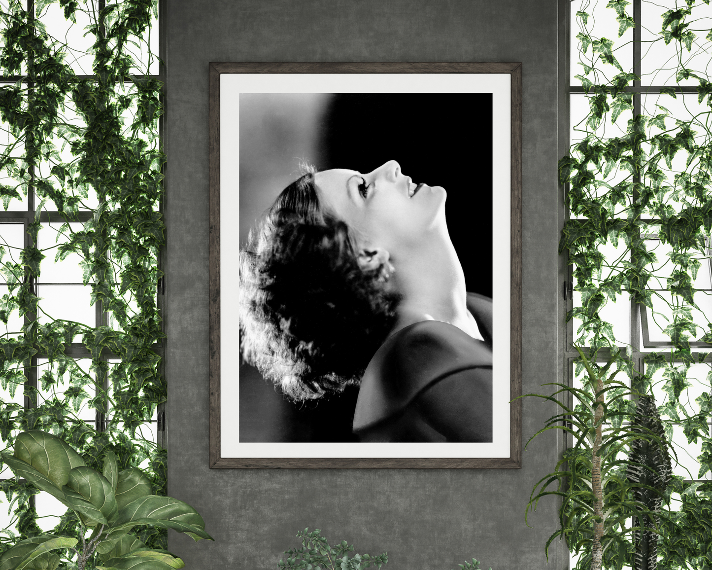 Greta Garbo Looking Up
