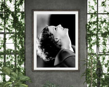 Greta Garbo Looking Up