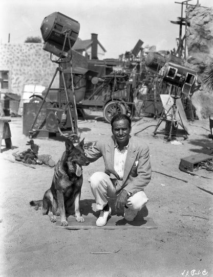 Douglas Fairbanks Jr with Dog