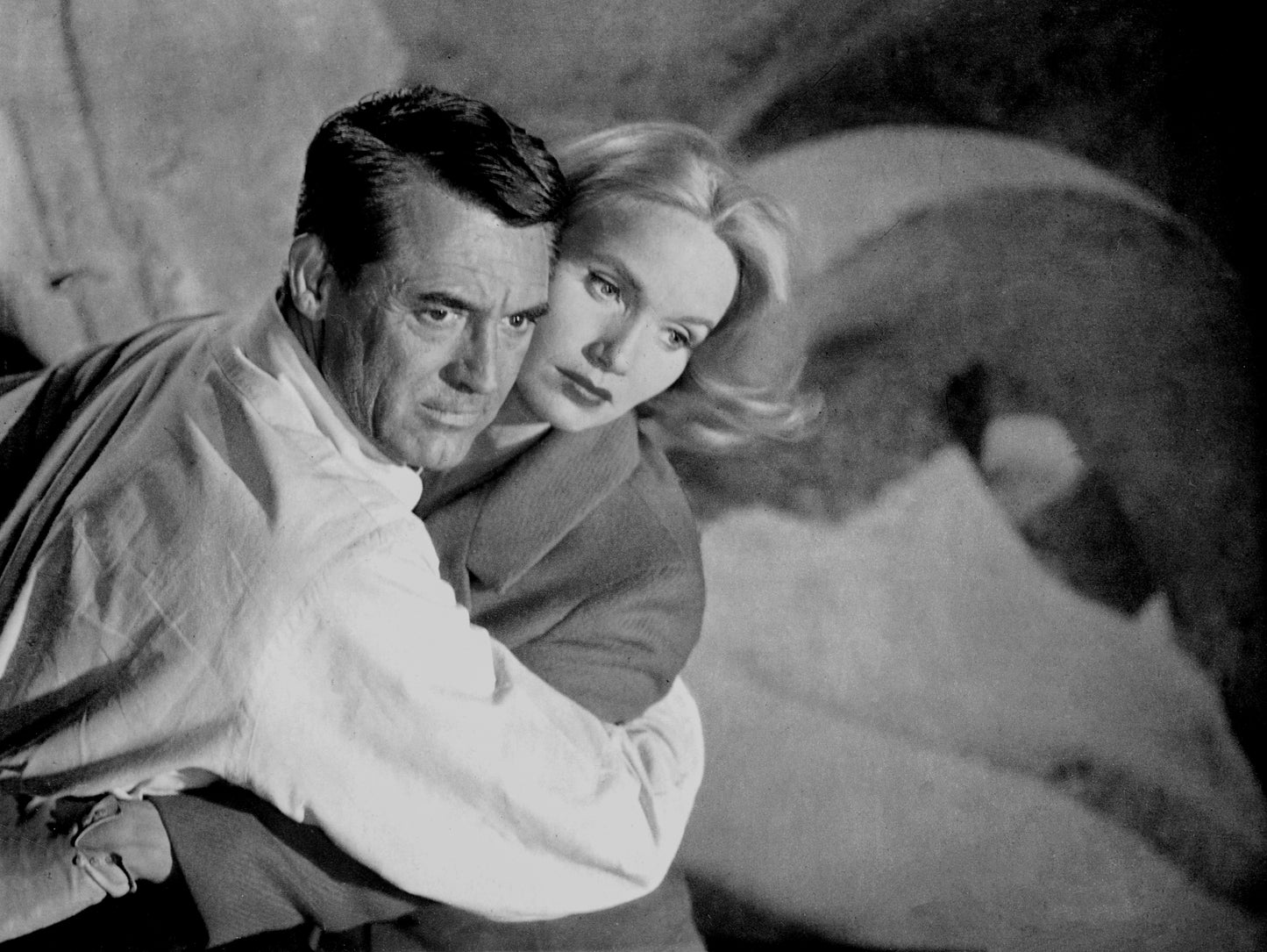 Cary Grant and Eva Marie Saint in "North by Northwest"