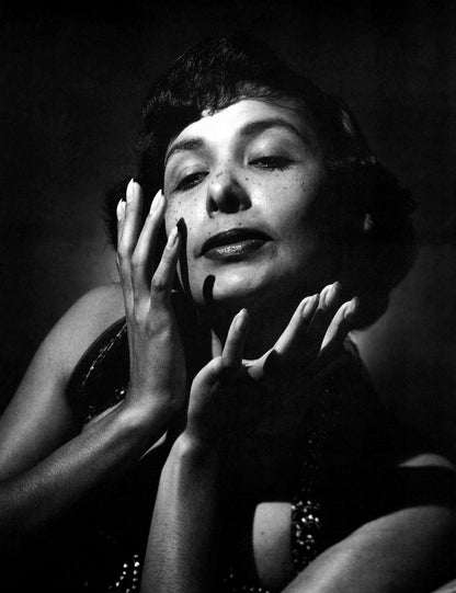 Lena Horne in Dramatic Studio Portrait