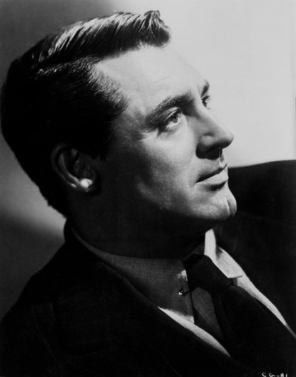 Cary Grant Dramatic Profile Portrait