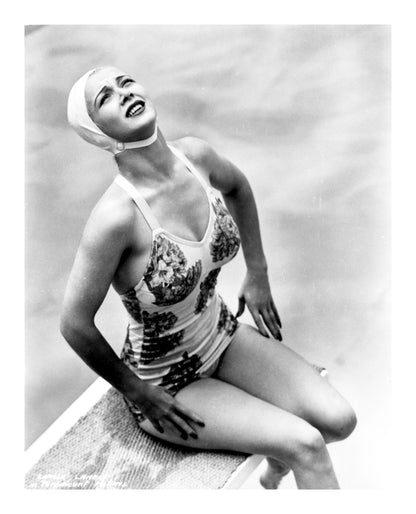 Carole Landis on Diving Board