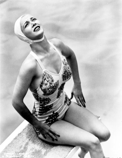 Carole Landis on Diving Board