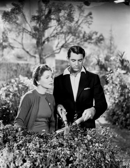 Cary Grant and Joan Fontaine in Hitchcock's Suspicion