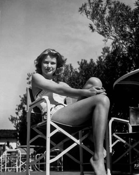 Grace Kelly Posed By the Pool