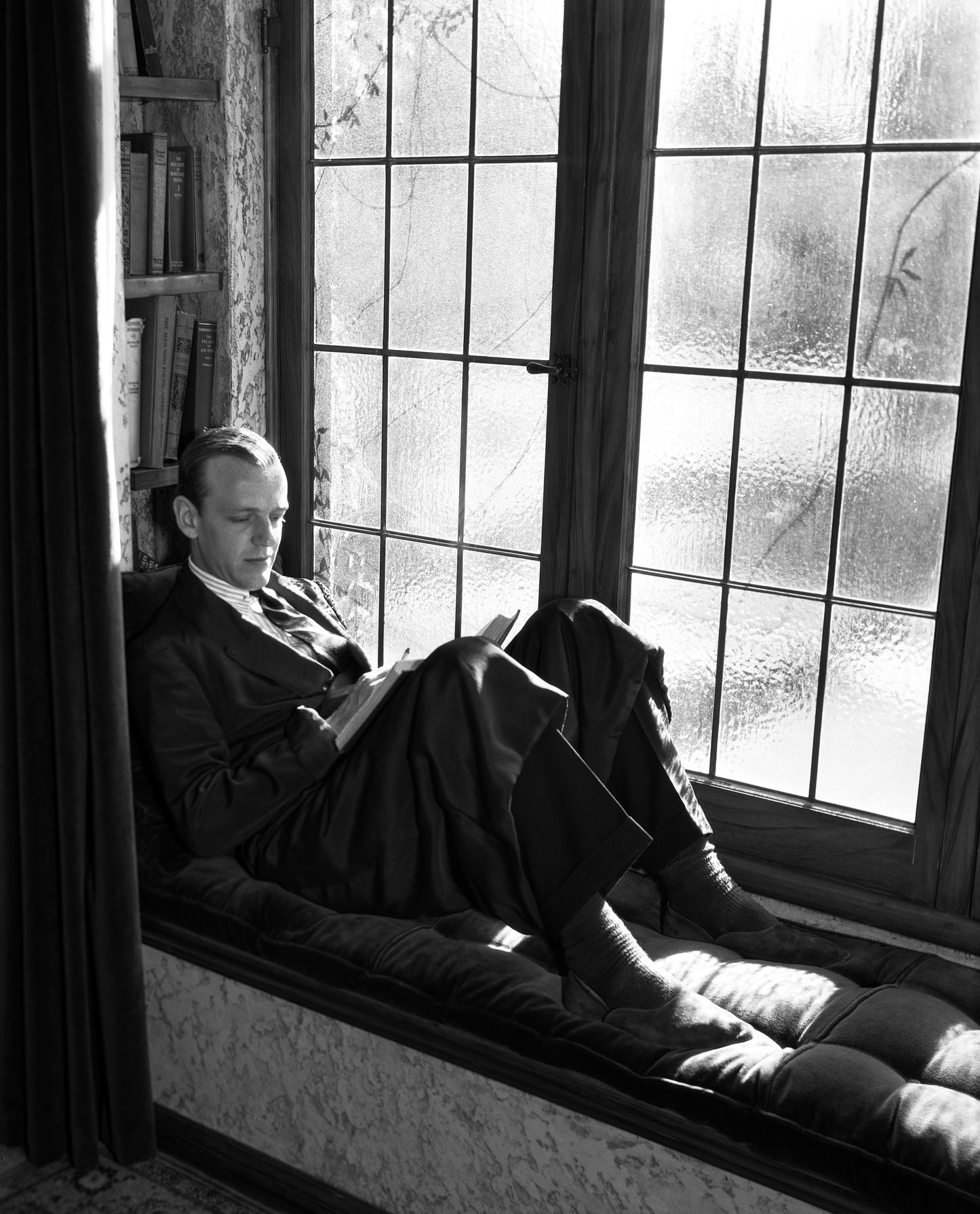 Fred Astaire Sitting in Window