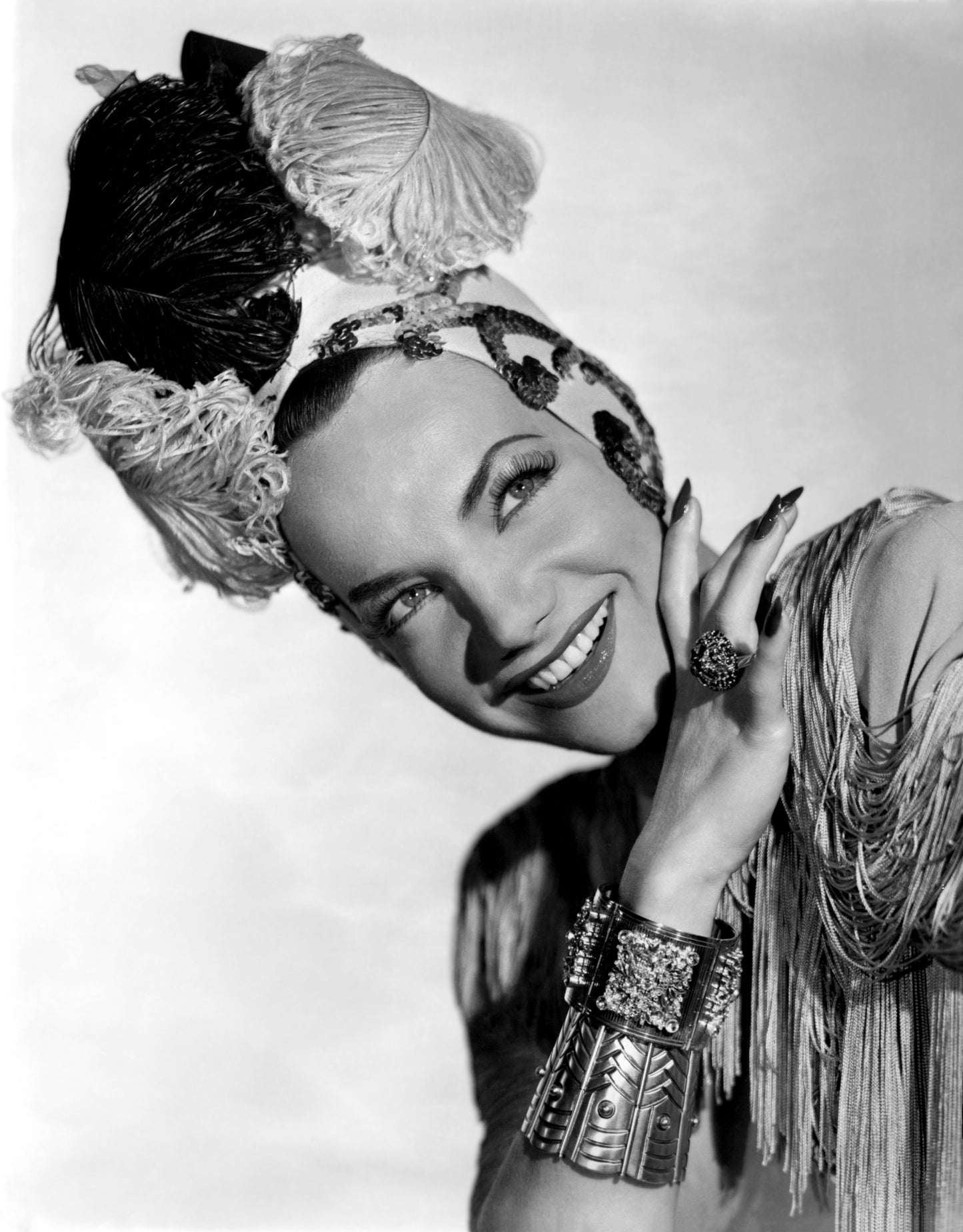 Miranda Carmen Smiling in the Studio