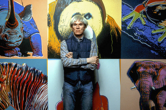 Andy Warhol with "Endangered Species" Series