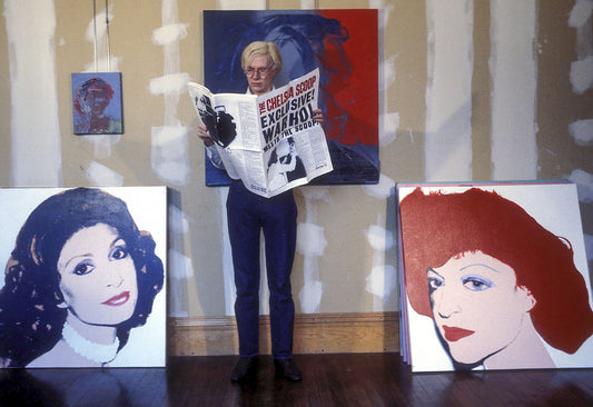 Andy Warhol Reading Headlines