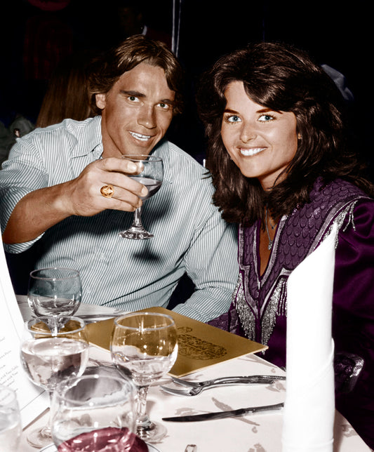 Arnold Schwarzenegger and Maria Shriver at the 30th Annual Boomtown Party