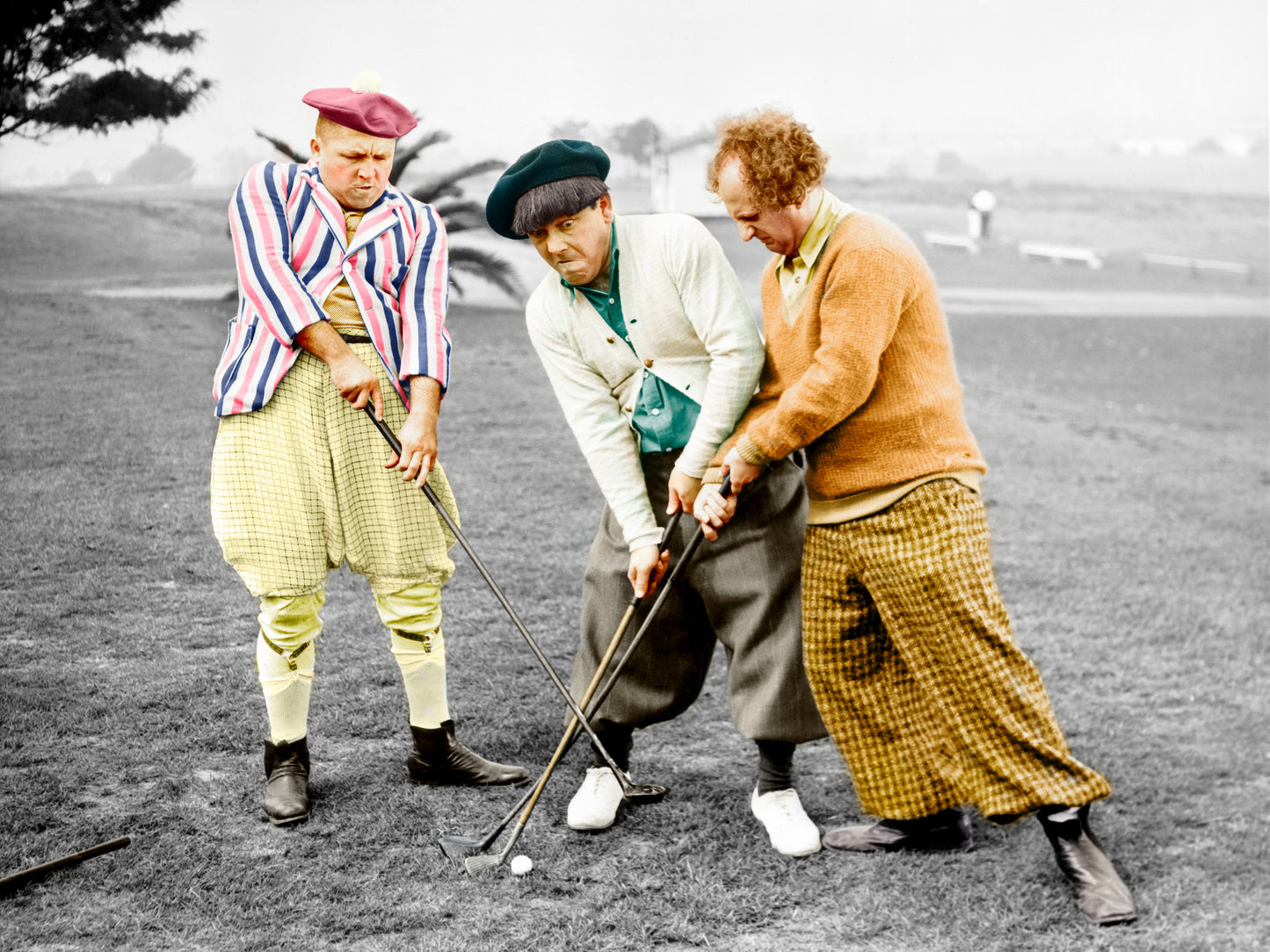 Die drei Stooges beim Golfen