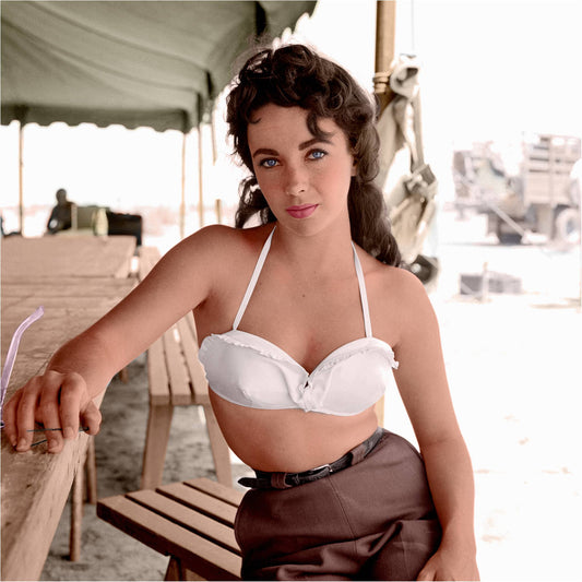 Elizabeth Taylor dans les coulisses