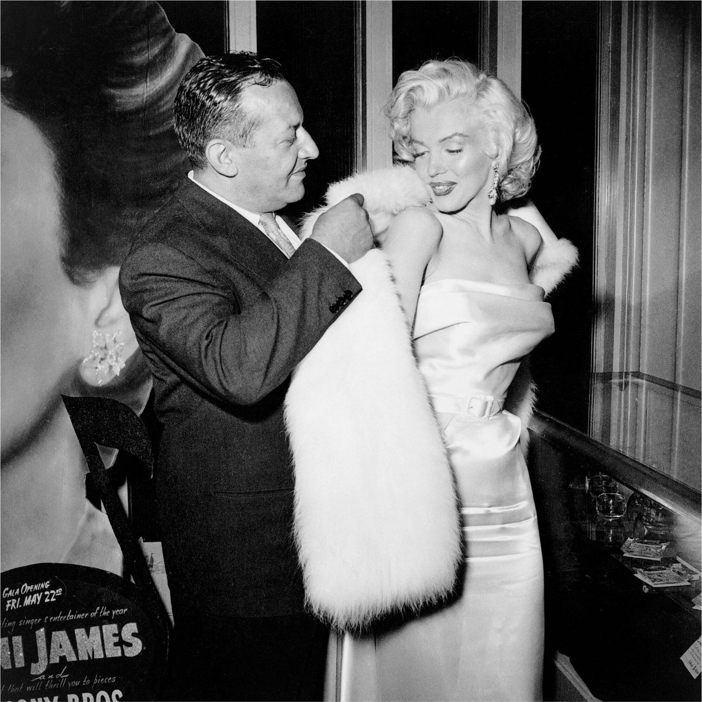 Marilyn Monroe and Ciro's Owner Herman Hover