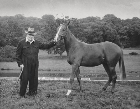 Winston Churchill with Horse